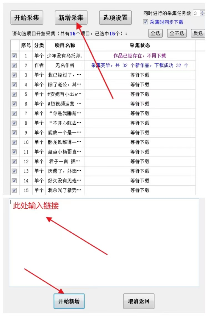 图片[3]-抖音批量采集工具，支持单作品和主页作品，一键下载无水印视频