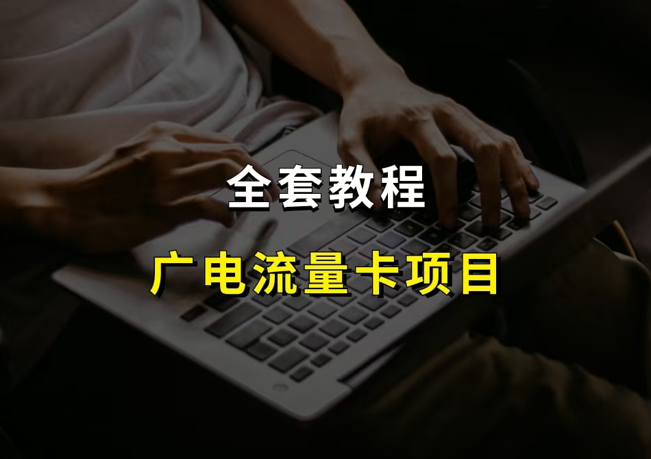 广电流量卡项目，全套教程资料-财智副业社